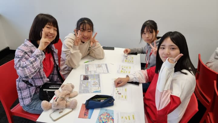 BROWNSでのレッスン風景