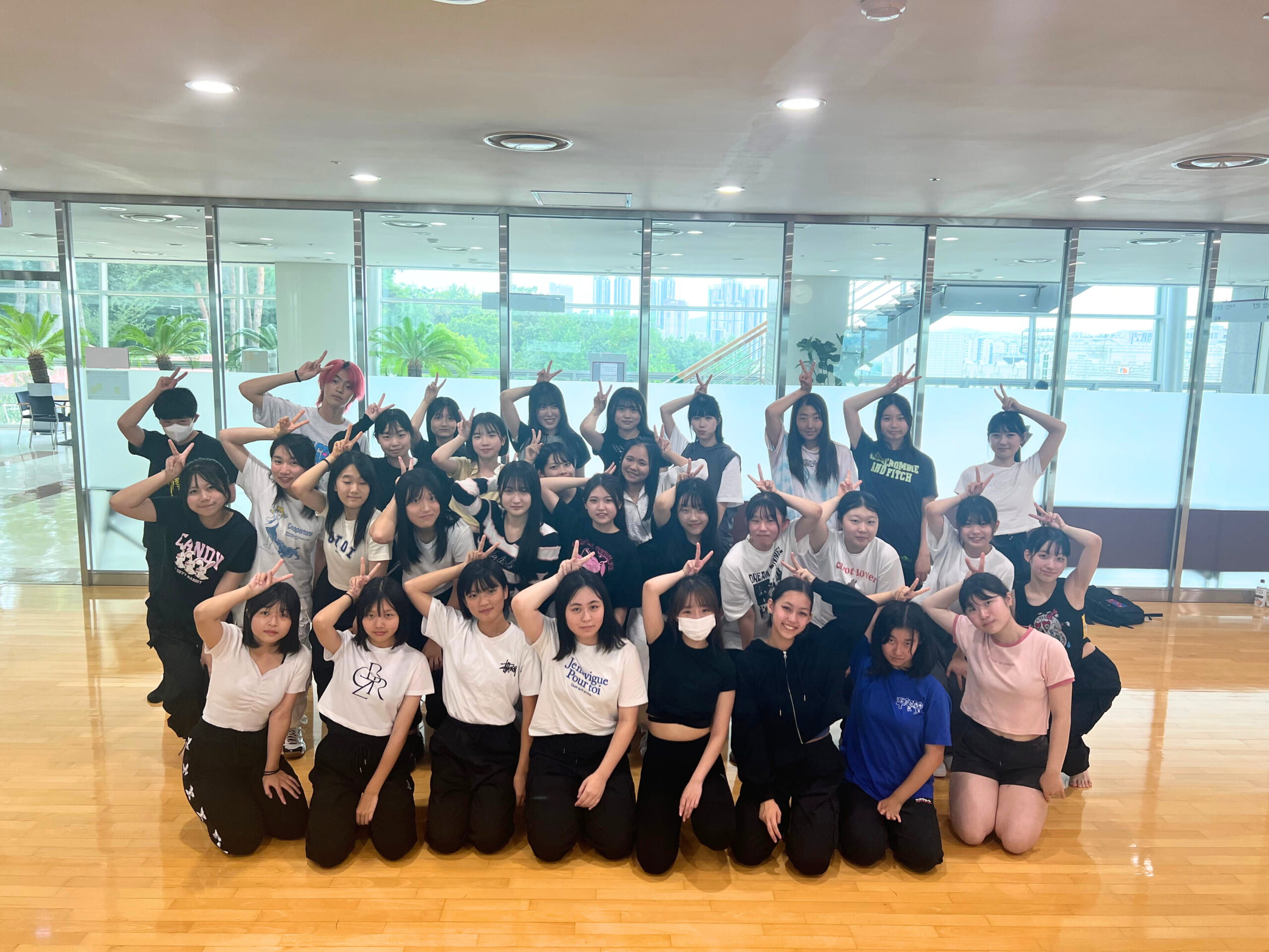 EPIC CAMP KOREA ダンスレッスンの様子