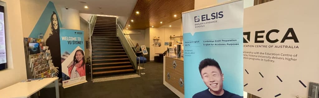 エルシスシドニー校のエントランス