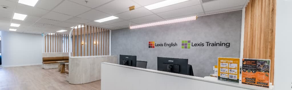 レクシスブリスベン校のレセプション