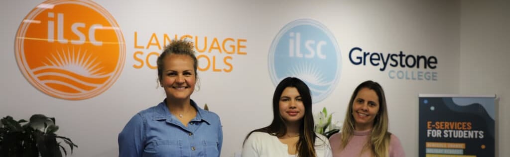 ILSCアデレード校の受付スタッフ