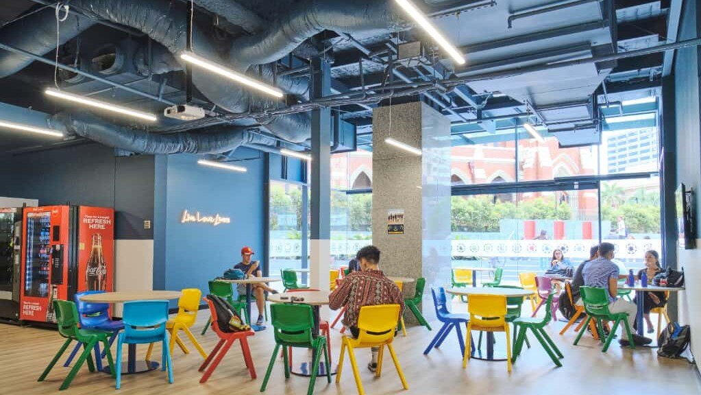 ラングポーツブリスベン校のキャンパス風景