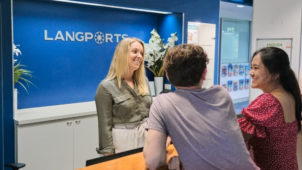 ラングポーツゴールドコースト校のレセプション