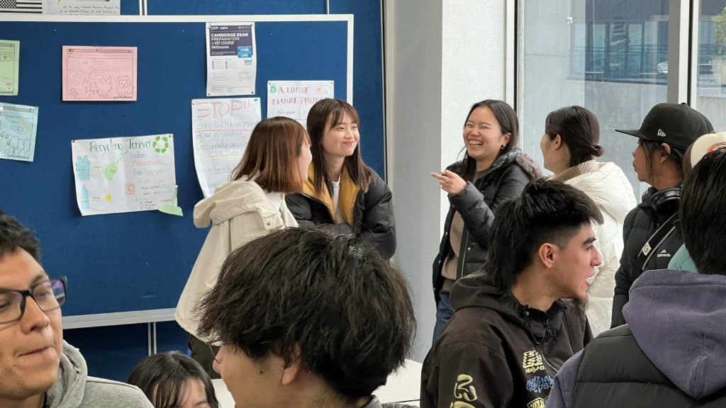 ELSISメルボルン校の生徒