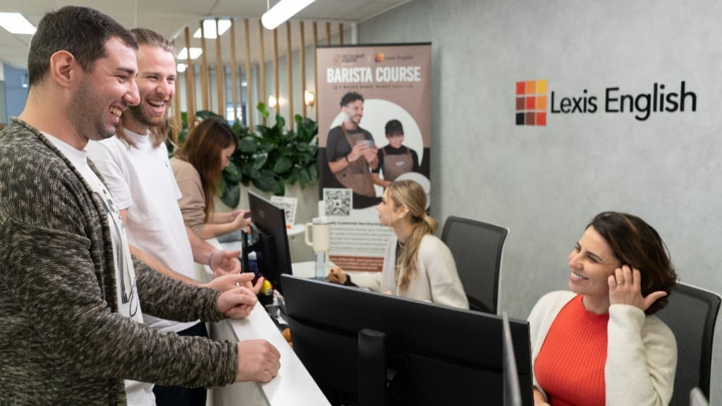 レクシスブリスベン校のレセプション