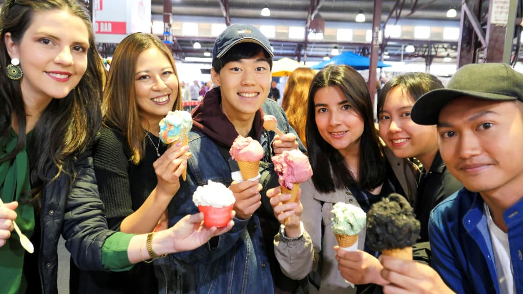 ILSCメルボルン校近隣での生徒