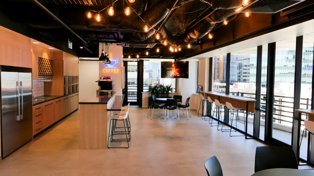 ILSCアデレード校のコモンエリア