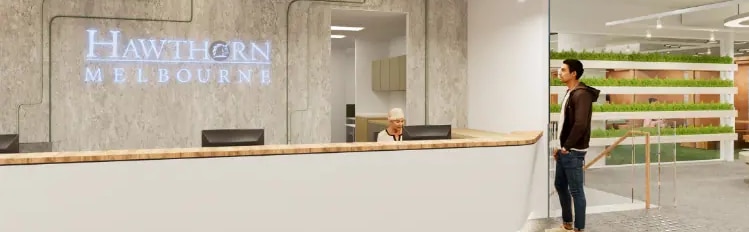 Hawthorn MELの受付
