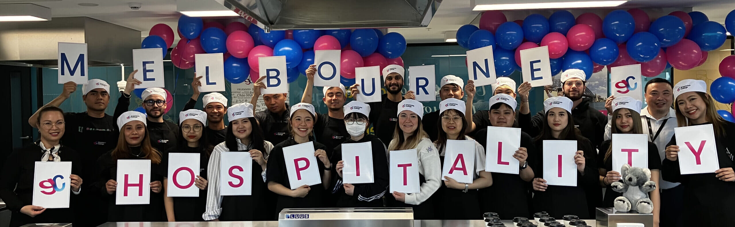 Greenwichメルボルン校の生徒の様子