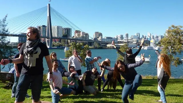 国際交流の様子