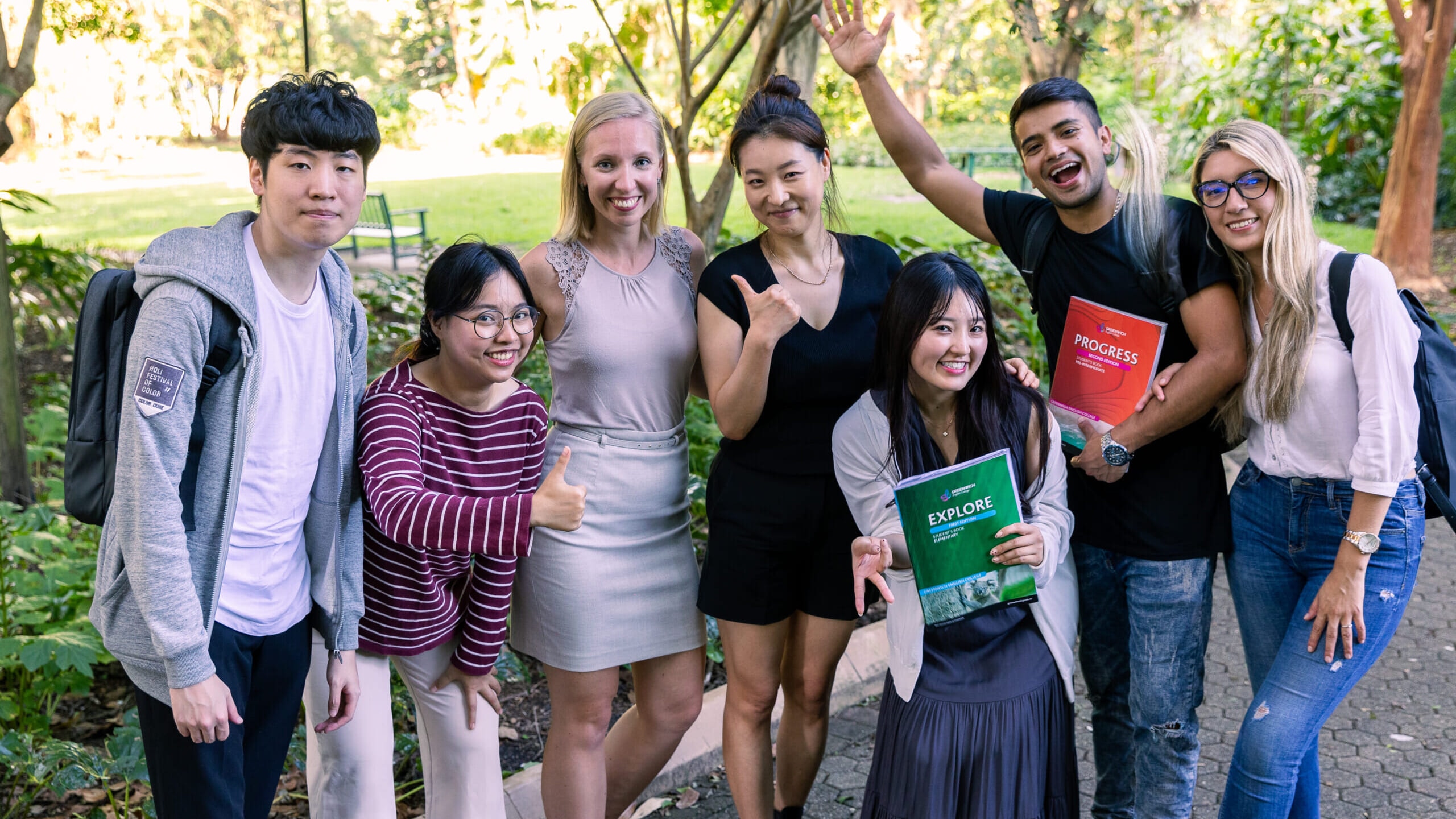 Greenwichの生徒の集合写真