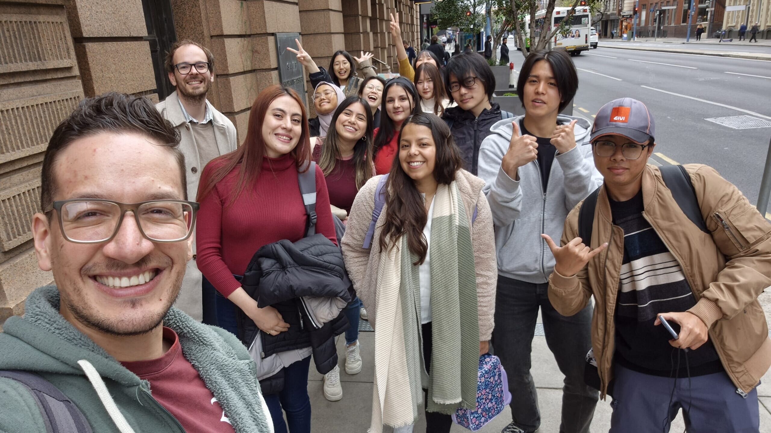 Greenwichアデレード校の生徒の集合写真