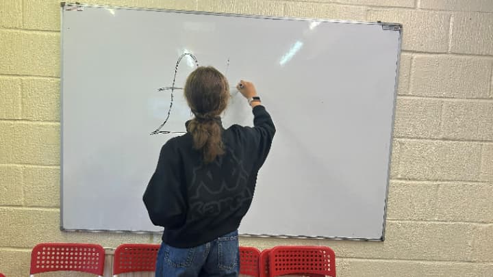 シュプラッハカフェのプログラムを体験した生徒