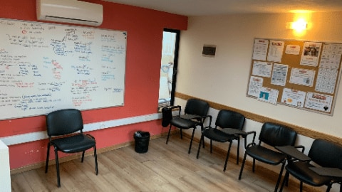 マルタの語学学校の教室