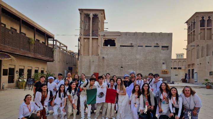 オールドドバイでの集合写真