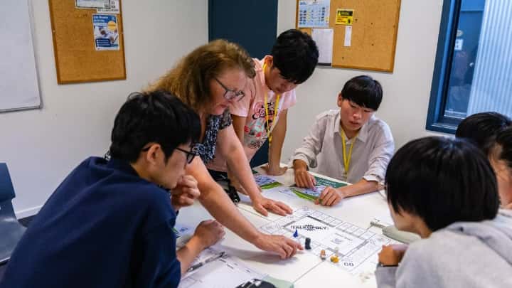 ケアンズ語学プログラムの授業の画像