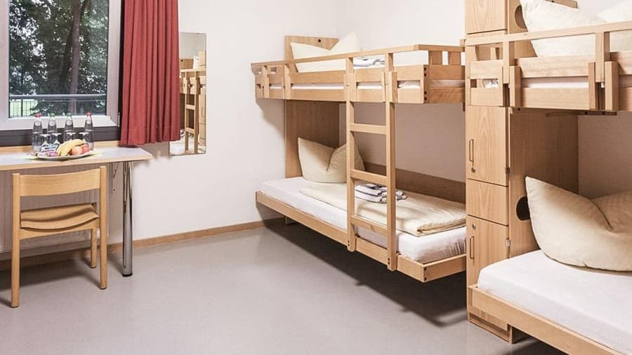 ドイツ語キャンプの４人部屋寮のイメージ