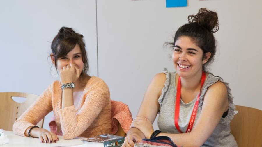 ドイツ語サマーキャンプの生徒の様子